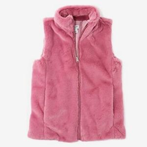 New J. Crew fauz fur vest